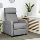 image 9 of COSTWAY Recliner Chair Single Sofa with Adjustable Backrest Grey Grey