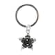 image 2 of Deadly Nightshade Keyring with Black Obsidian