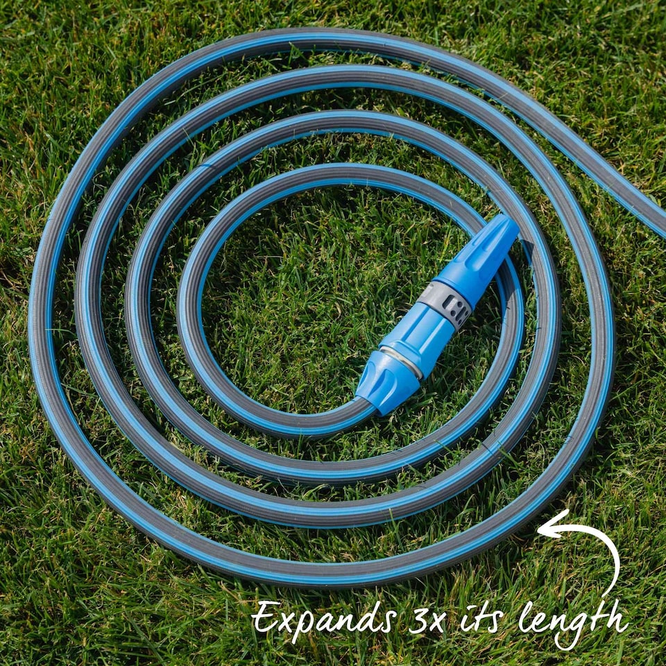 image 1 of FloPro Cobra Expanding Hose Set, Expands 3x with Supergrip Connectors (15m/25m)
