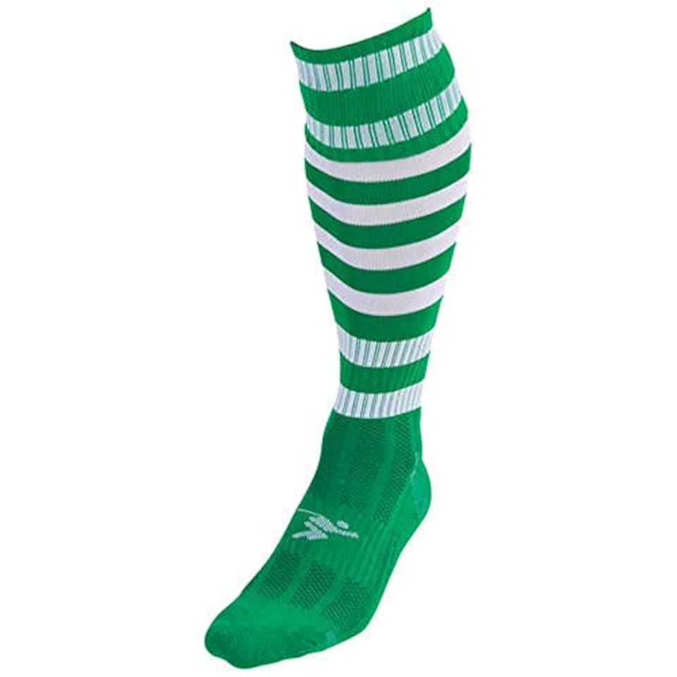 image 1 of Precision Hooped Pro Football Socks Adult Royal/Gold 44142
