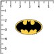 image 2 of Batman Deluxe Logo Stickers (Pack of 100) - Multicoloured - One Size