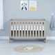 image 4 of Babymore Veni 2 Piece Room Set - Oak