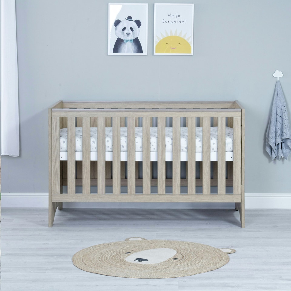 image 1 of Babymore Veni 2 Piece Room Set - Oak