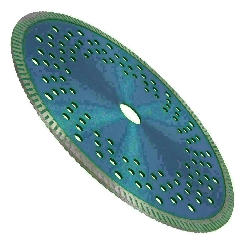 image 1 of 9in / 230mm Dry and Wet Turbo Cutting Disc Porcelain Ceramic Granite Marble 2pk