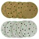 image 6 of 150mm Sanding Discs Aluminium Oxide Abrasive 240 Grit 15 Hole Hook + Loop 500pc