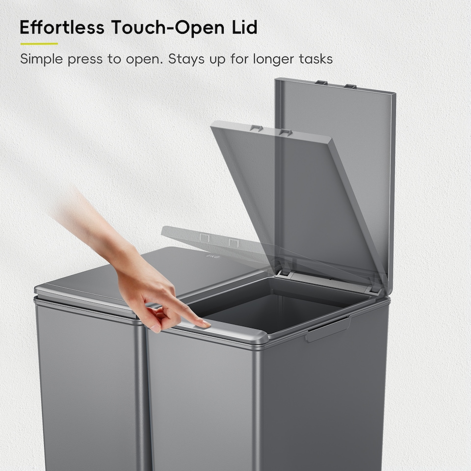 image 1 of Morandi Touch Twin Pack 40L 2x DG | Grey | Dark Grey | 40L