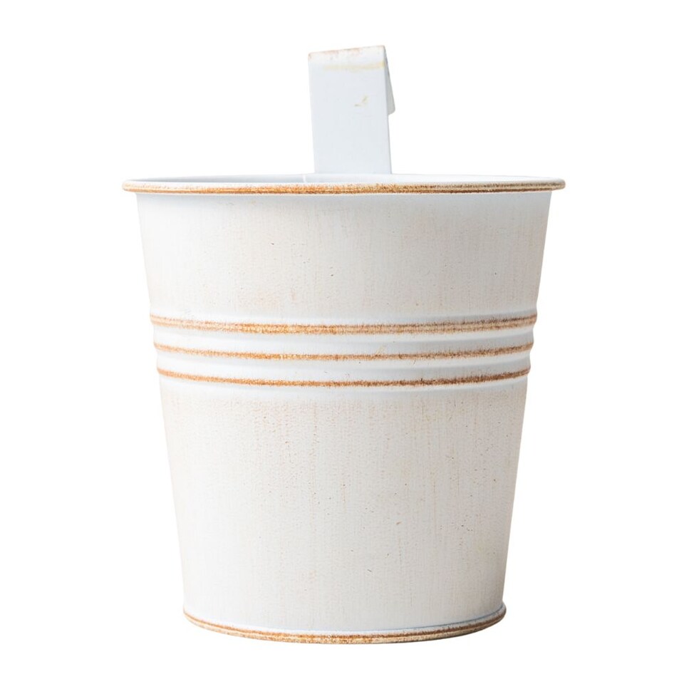 FabFinds Cream Over Fence Plant Pot 9.5cm