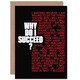 image 1 of Sports Motivational Succeed Red Greetings Card