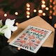 image 4 of Trippy Hippy Floral Pattern Bright Design Her Birthday Card