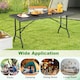 image 6 of COSTWAY 152 cm Portable Folding Picnic Table Dining Table Black
