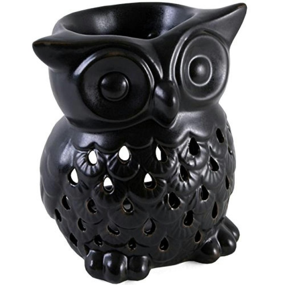 image 1 of Something Different Black Owl Oil Burner - Black - One Size