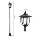image 5 of Outsunny Solar Torch Lights Outdoor Garden with 6 LED Auto On/Off 6-8 Hours