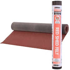 NOVECRAFTO Polyester Shed Roofing Felt – Heavy-Duty Weatherproof Roof Felt Roll for Summerhouses, Sheds & Kennels – Premium Long-Life Roof Covering Red | 8m x 1m