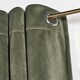 image 3 of OHS Soft Velvet Plain Dyed Thermal Insulated Panel Pair Eyelet Curtains, 66x90" Green | Woodland Green