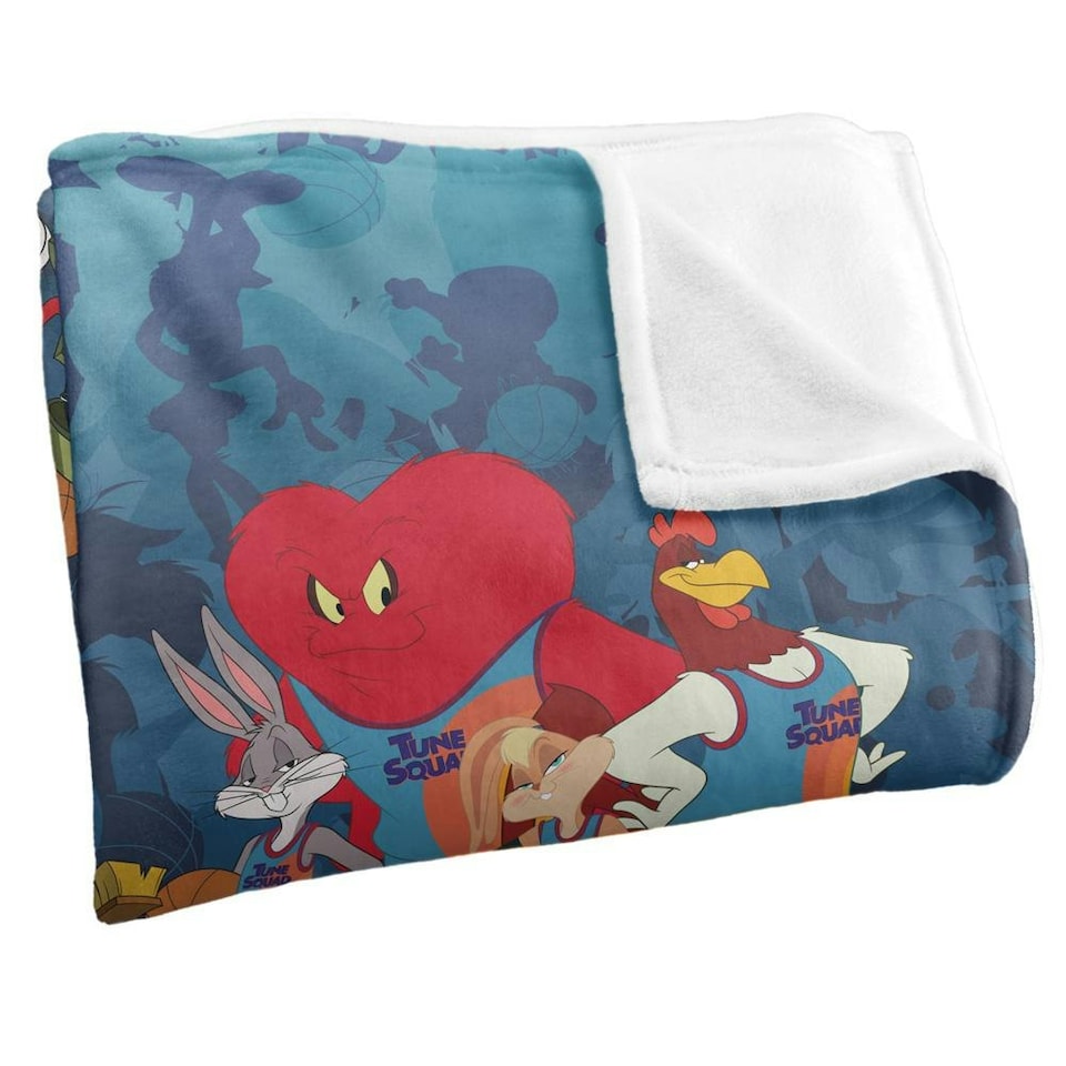 image 1 of Space Jam: A New Legacy Line Up Blanket - Multicoloured - One Size