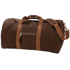 Quadra Vintage Canvas Holdall Duffle Bag - 45 Litres - Vintage Brown - One Size