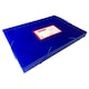 image 1 of A4 Clearview Blue Box File with Elastic Closure