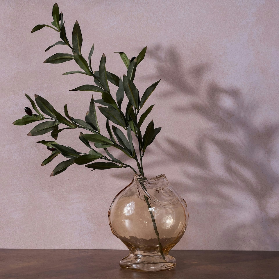 image 1 of Hestia Glass Fish Vase - Round Shape