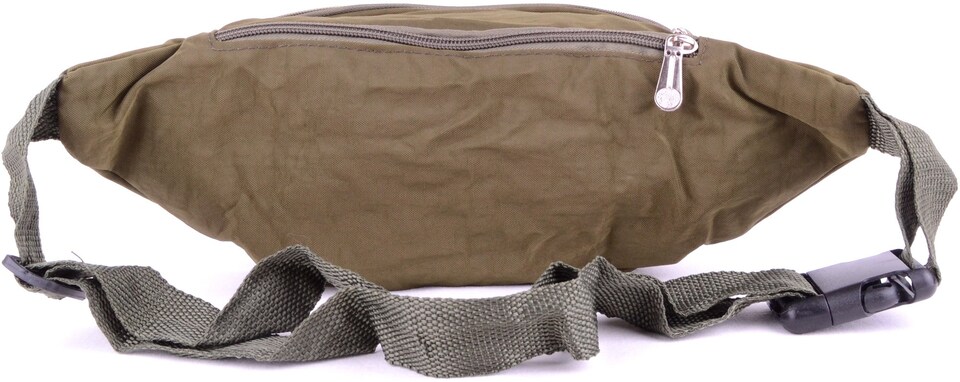 image 1 of Lorenz Crinkled Nylon Bum Bag / Waist Bag / Money Holder | Green | Green