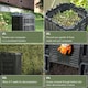 image 5 of VonHaus Garden Compost Bin 360L Frost & UV Resistant Black
