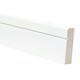 image 1 of PACK OF 15 (Total 15 Units) - 18mm x 68mm White Primed MDF Rounded One Edge V Groove Architrave - 4400mm Length