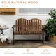 image 6 of Outsunny Outdoor Wooden Garden Bench, Patio Loveseat Chair with Slatted Backrest and Smooth Armrests for Two People, for Yard, Lawn, Porch, Carbonised Finish