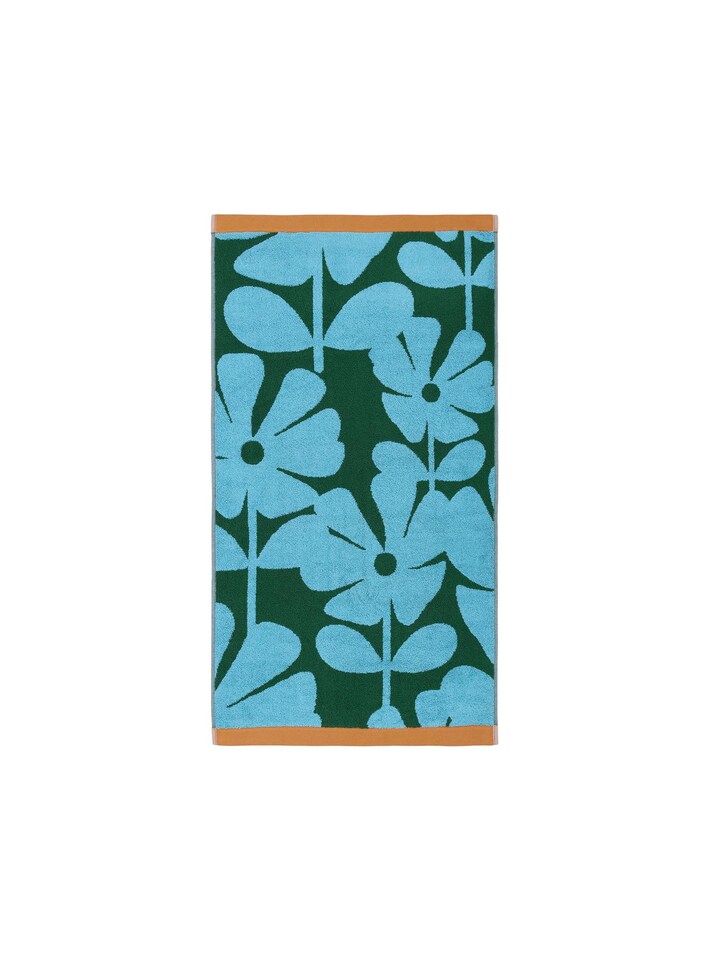 image 1 of Wildflower Blue Lagoon Cotton Bath Mat