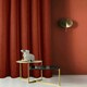 image 7 of Sundour Amberley Eyelet Curtains Orange 46x54" Orange