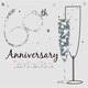 image 2 of SE Diamond 60th Anniversary Invites Display Packs - Silver - One Size