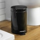 image 5 of Harbour Housewares Bathroom Pedal Bin - 3L - Black - Round Stainless Steel Slim Rubbish Dustbin Lid and Inner Liner Bucket