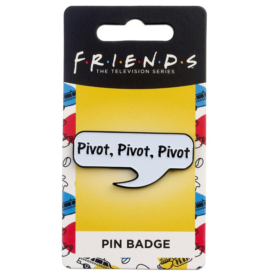 image 1 of Official Friends The TV Series Pivot, Pivot Pin Badge FTPB0008