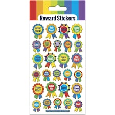 Paper Projects Reusable Rosette Reward Stickers - Multicoloured - One Size