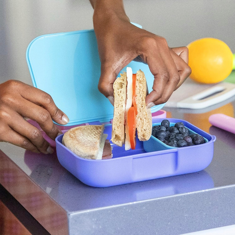 image 1 of Neat Bento Large Lunch Box - Durable Leakproof Food Container for Work | Pink | Pink | Large | 1