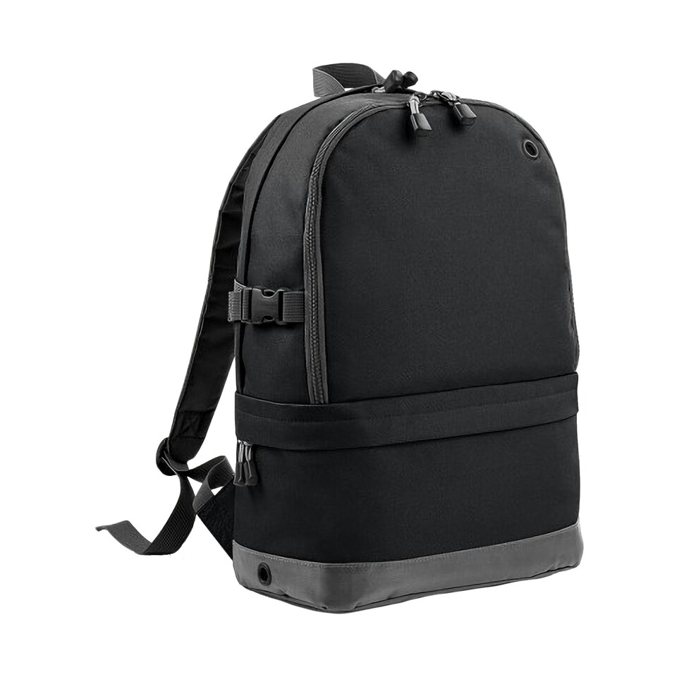 BagBase Backpack / Rucksack Bag (18 Litres Laptop Up To 15.6 Inch) - Black - One Size