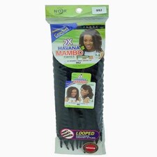 Janet Collection Noir Havana Syn 2 X Mambo Twist Braid Multi | OET1B/27 | 24 inch