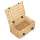 image 1 of 36cm Unlined Buff Wicker Empty Picnic Basket Brown | Brown | One Size