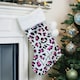 image 2 of Personalised Leopard Print Christmas Stocking