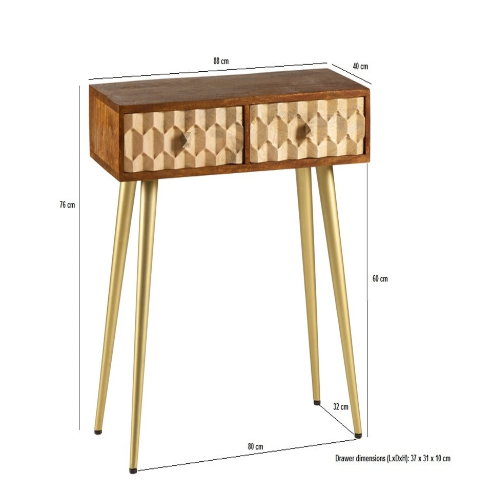 image 1 of Edison Modern Console Table/Desk