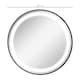 image 5 of kleankin Round LED Bathroom Mirror, Dimmable Lighted Wall-Mounted Mirror with 3 Temperature Colours, Memory Function, Hardwired, Black