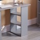 image 5 of Vida Designs Mason 3 Drawer 3 Shelf Computer Desk Home Office Workstation, Grey
