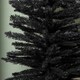 image 4 of 7ft (2.1m) Black Pencil Pine Artificial Christmas Tree with 401 Tips