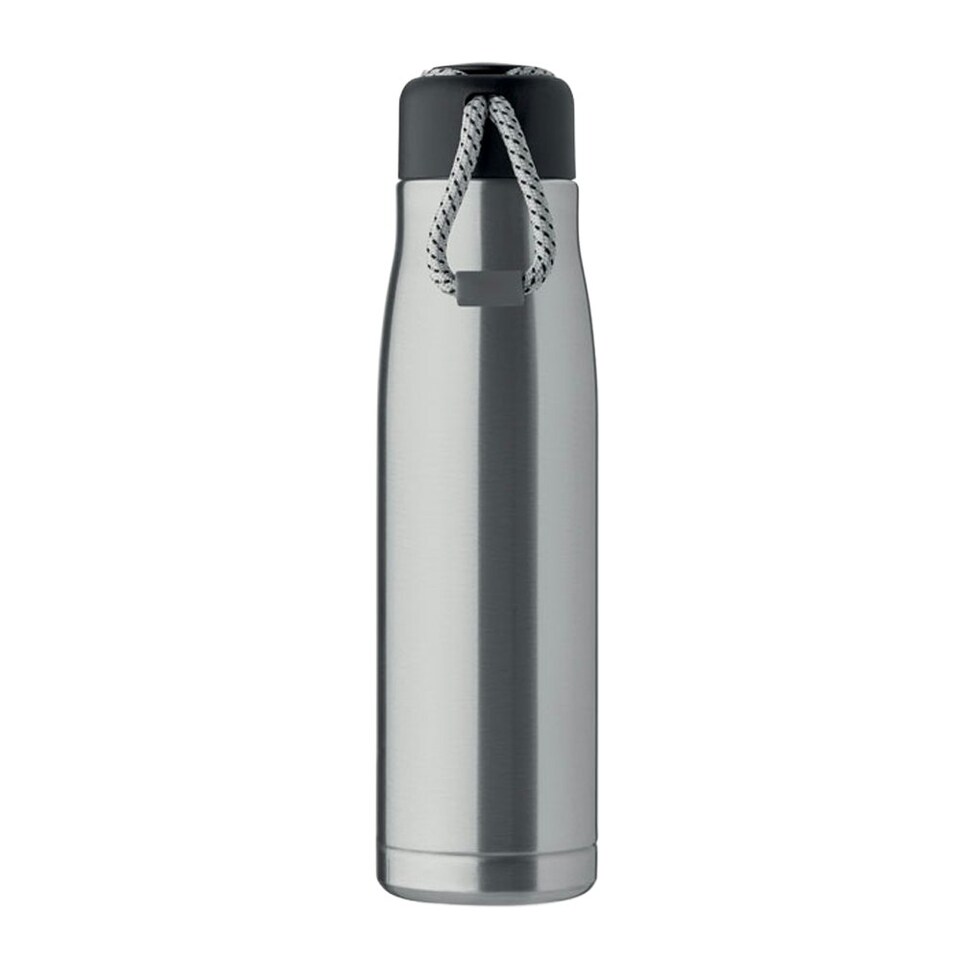 image 1 of MidOcean Cordle Double Wall 500ml Water Bottle - Matt Silver - One Size Multi | One Size