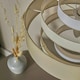 image 2 of ValueLights Modern 3 Tone Cream 5 Tier Cylinder Ceiling Pendant Light Shade