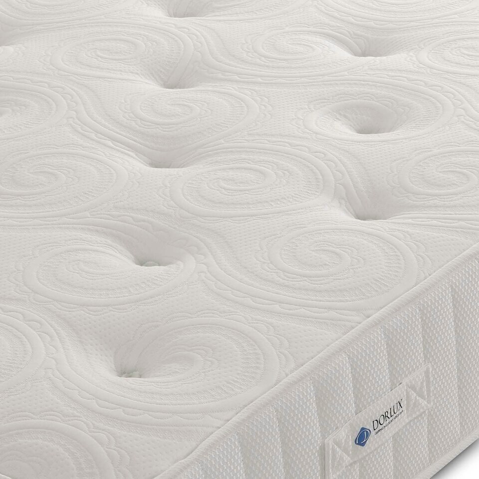 image 1 of Abbey 1000 Pocket Sprung Mattress 23cm Super King White | Super King