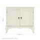 image 4 of Marcella Double Door Cabinet Cream