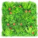 image 1 of Primrose Artificial Mixed Plants Red Rose Wall Hedge Panel 1m x 1m
