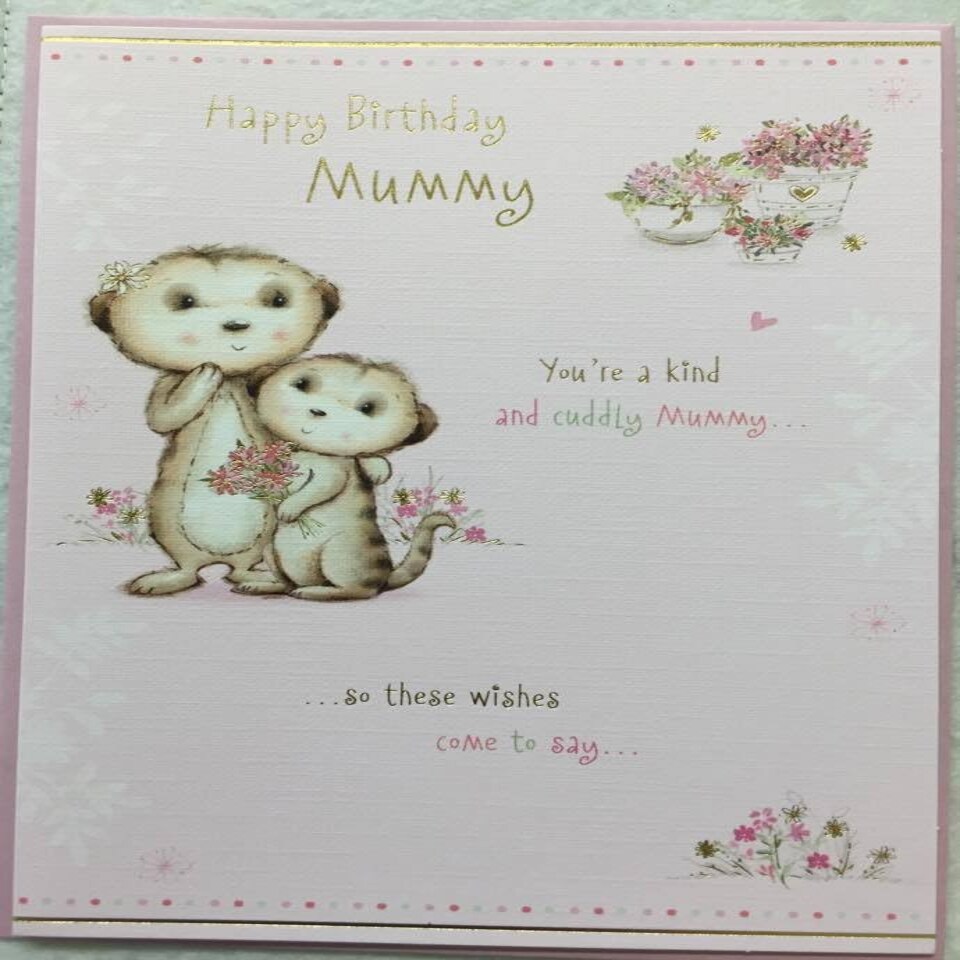 image 1 of Happy Birthday Mummy Card