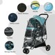 image 8 of PawHut Dog Stroller for XS Dogs, S Dogs, Cats with Rain Cover - Dark Green