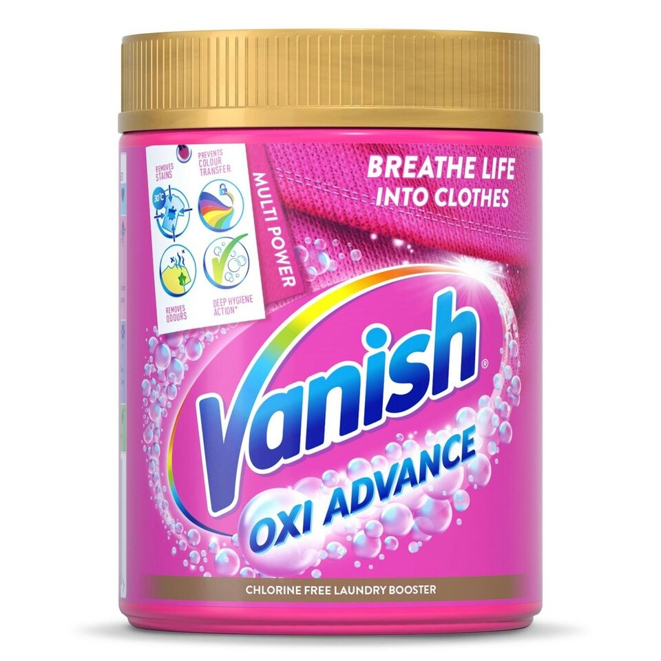 image 1 of Vanish Gold Powder Fabric Stain Remover & PowerGel Pre-Wash Gel Bundle