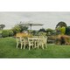 image 3 of Clover 6 Seater Rectangular Table Set with 6 Chair - Pressure Treated Timber - Partially Assembled